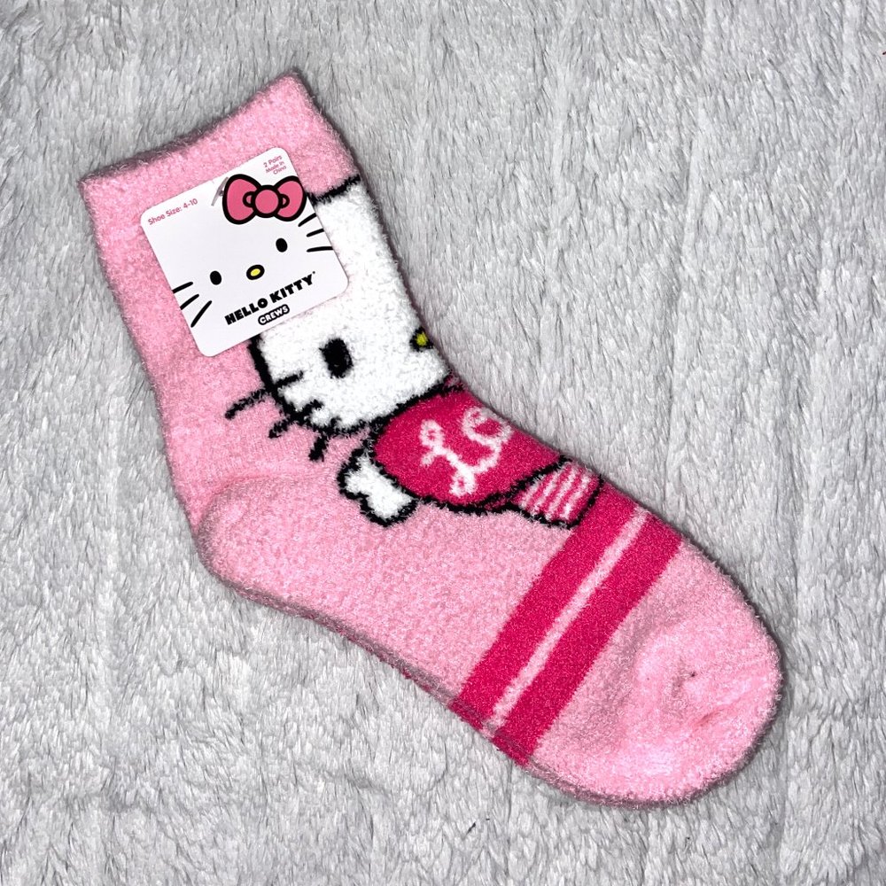 Valentine's Day Hello Kitty Pink Love Socks - 2-pack